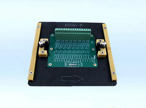 Custom Wave Solder Fixture - Blue Synthetic Stone